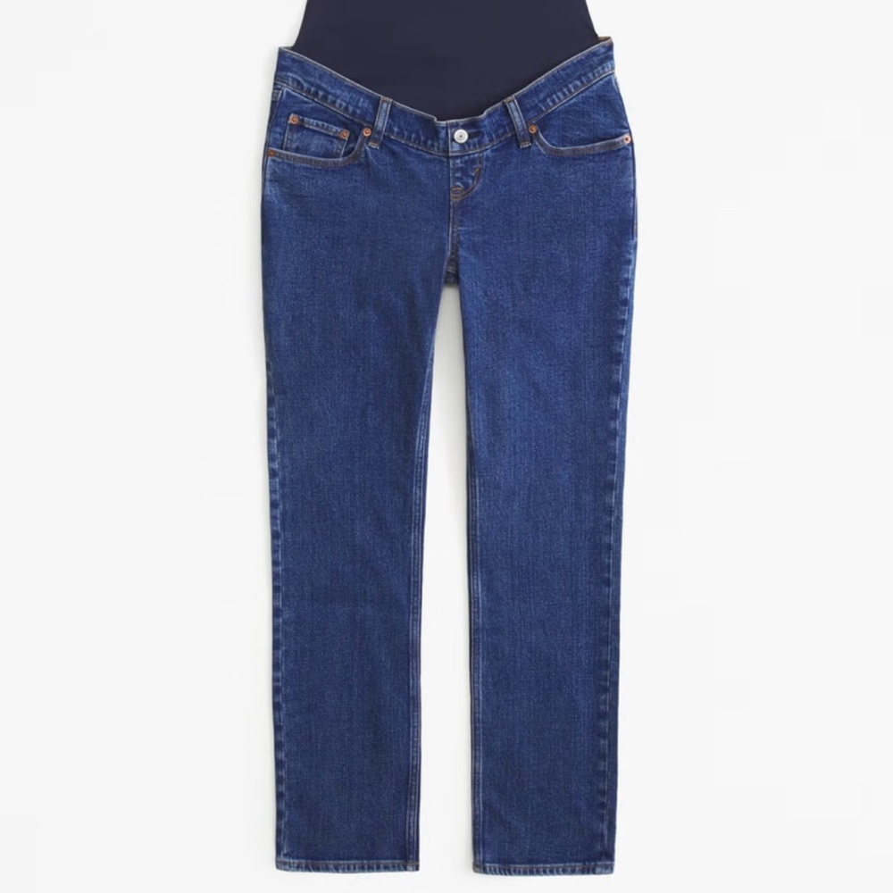 Abercrombie & Fitch Maternity Ankle Straight Jean. Size 25. EUC